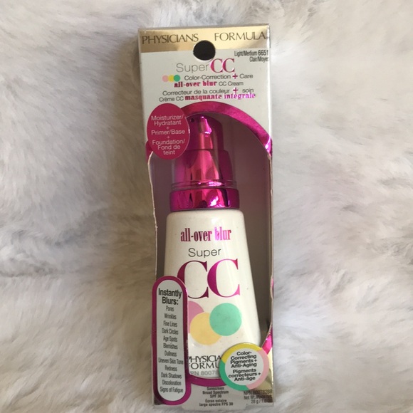 Physicians Formula Super CC, All-Over Blur CC Cream, 6651 Light/Medium, 1 oz (28 - Picture 8 of 10